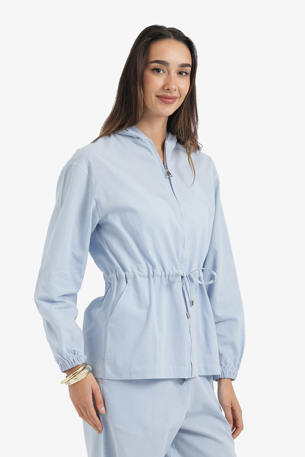 Drawstring Lounge Jacket