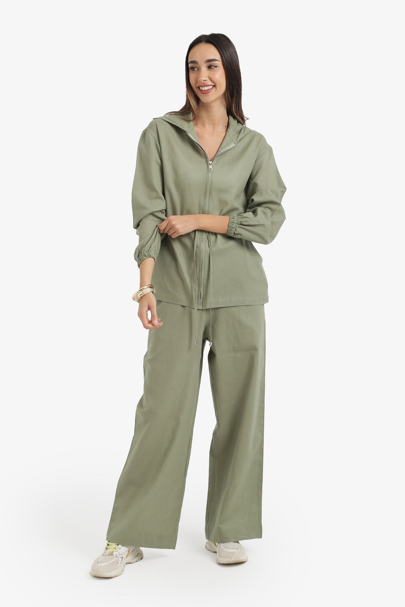 Drawstring Lounge Jacket