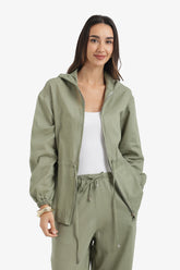 Drawstring Lounge Jacket