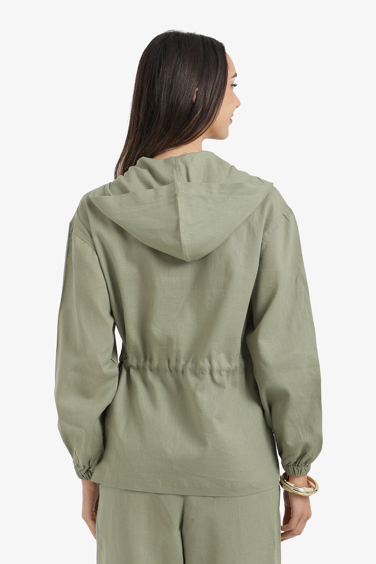 Drawstring Lounge Jacket