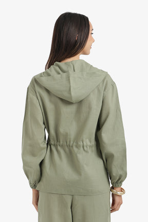 Drawstring Lounge Jacket