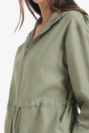 Drawstring Lounge Jacket