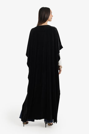 Side-Embroidered Poncho