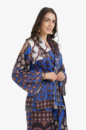Belted Flowy Kimono