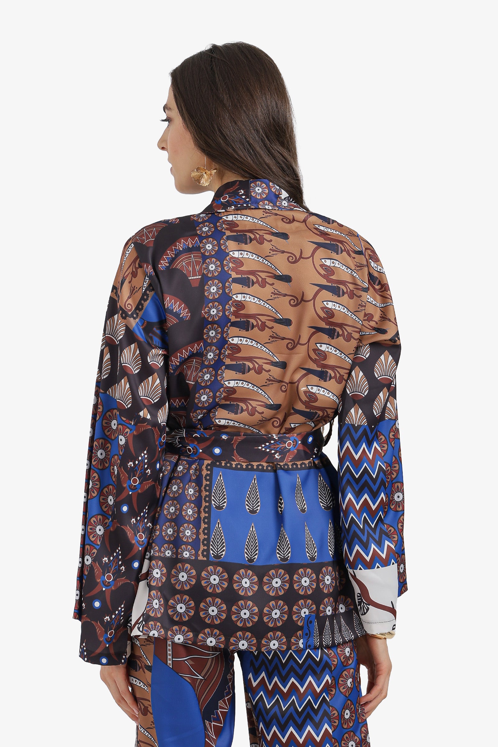 Belted Flowy Kimono