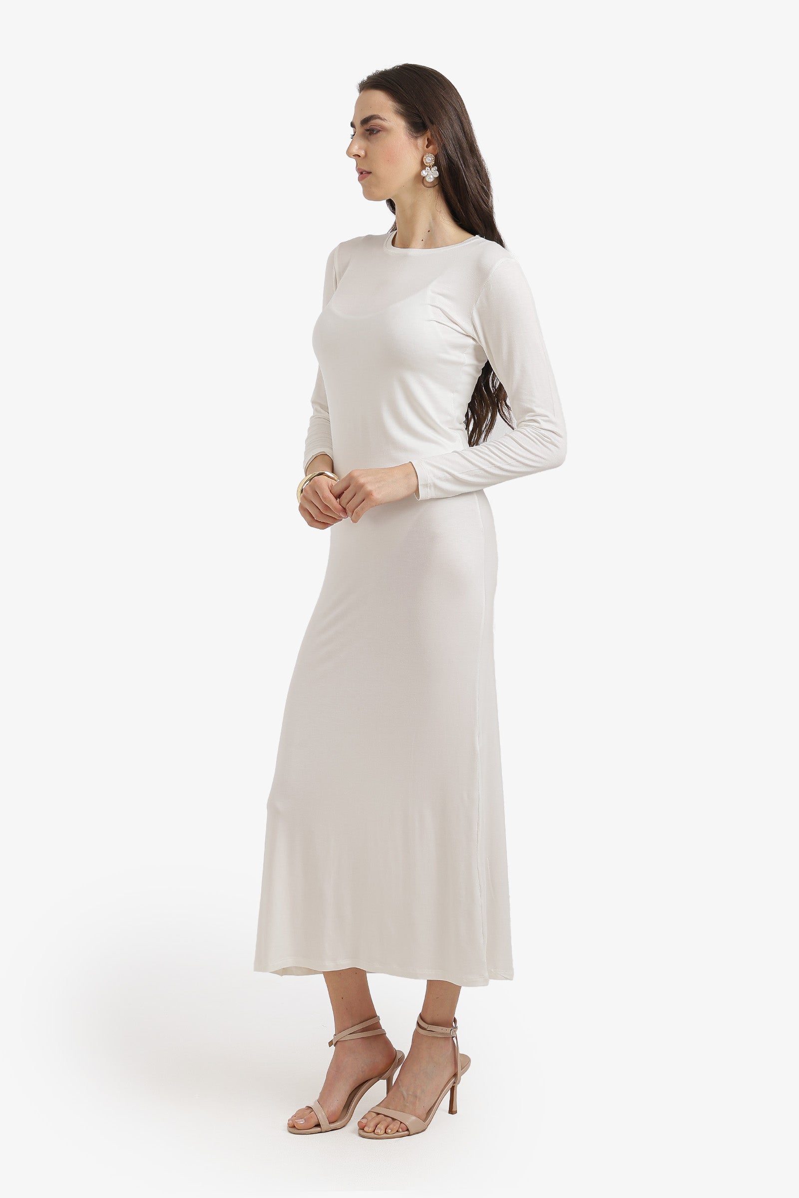 Midi Slip-On Dress