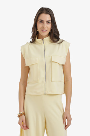 Zip-Up Lounge Vest
