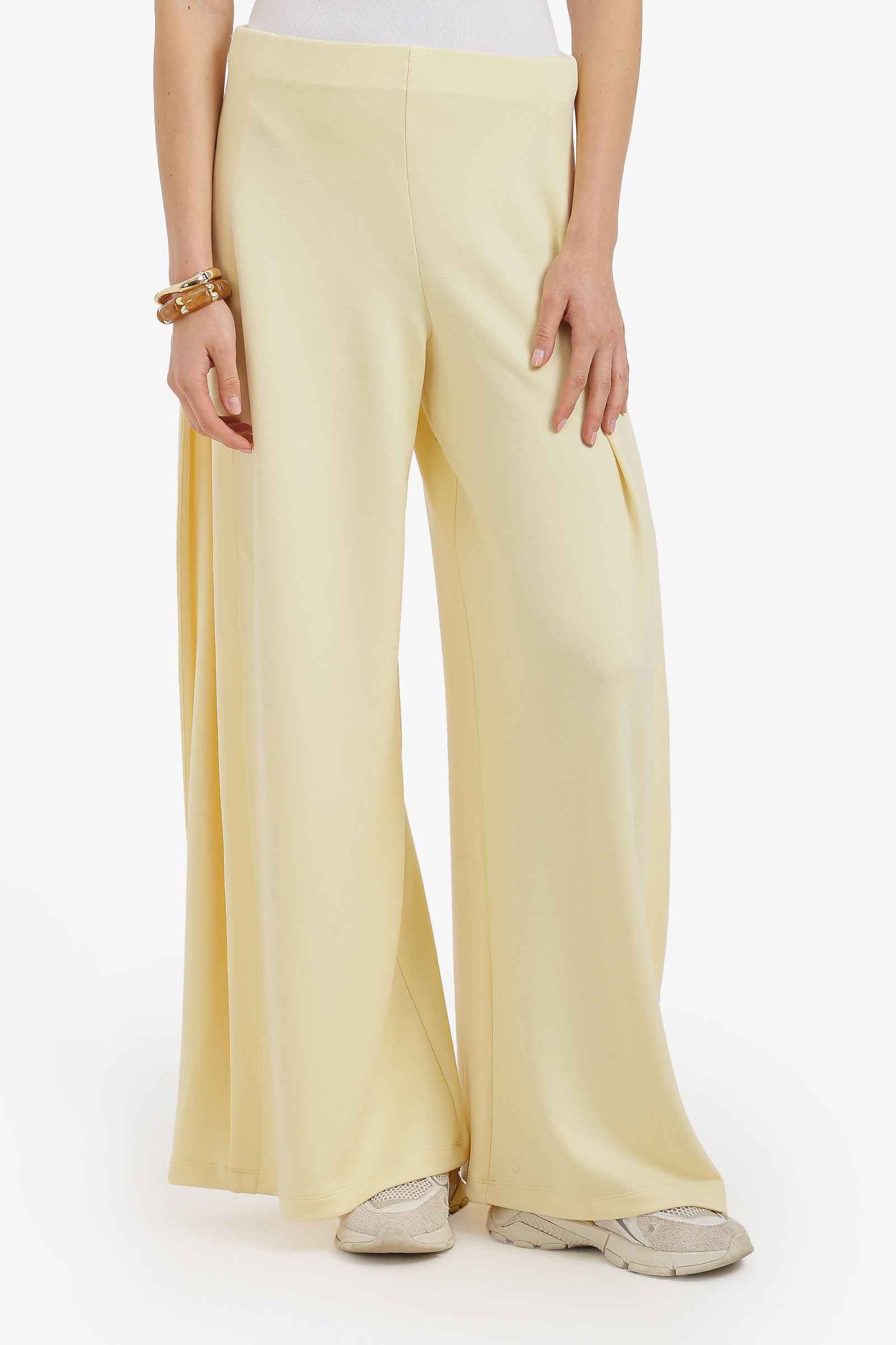 Side-Pleated Lounge Pants