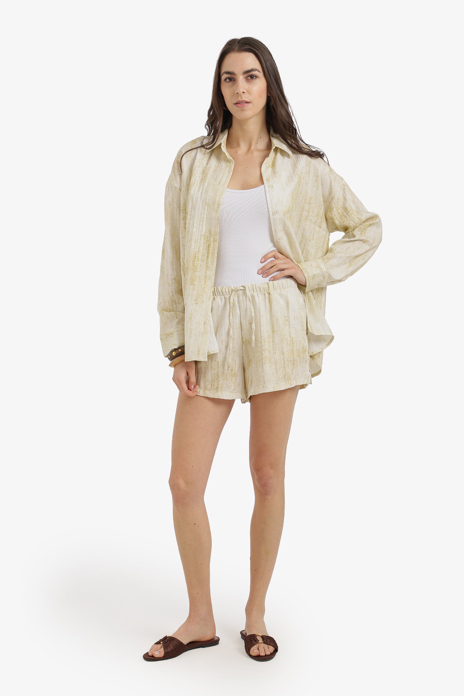 Drawstring Beach Shorts