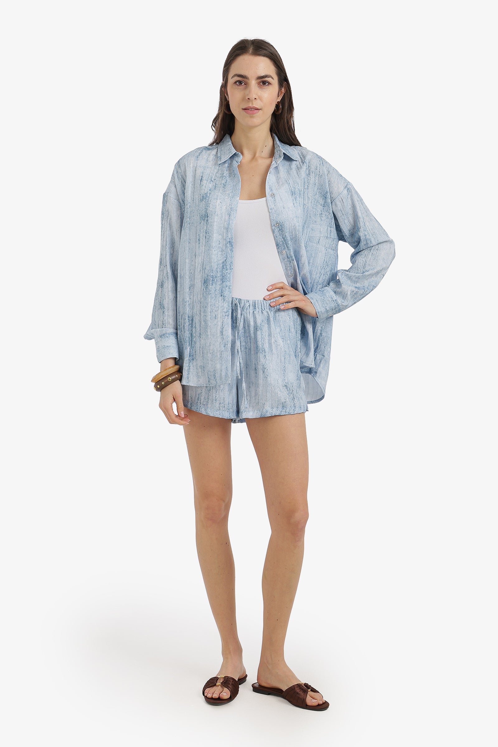 Drawstring Beach Shorts