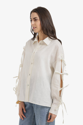 Tie-Sleeve Shirt