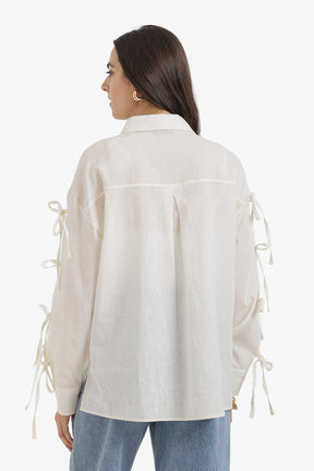 Tie-Sleeve Shirt
