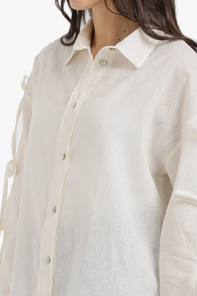 Tie-Sleeve Shirt
