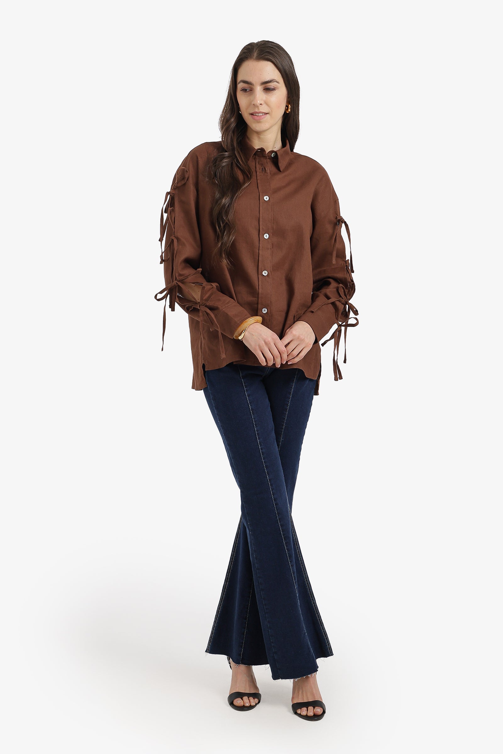 Tie-Sleeve Shirt