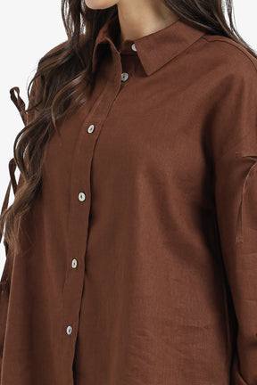 Tie-Sleeve Shirt