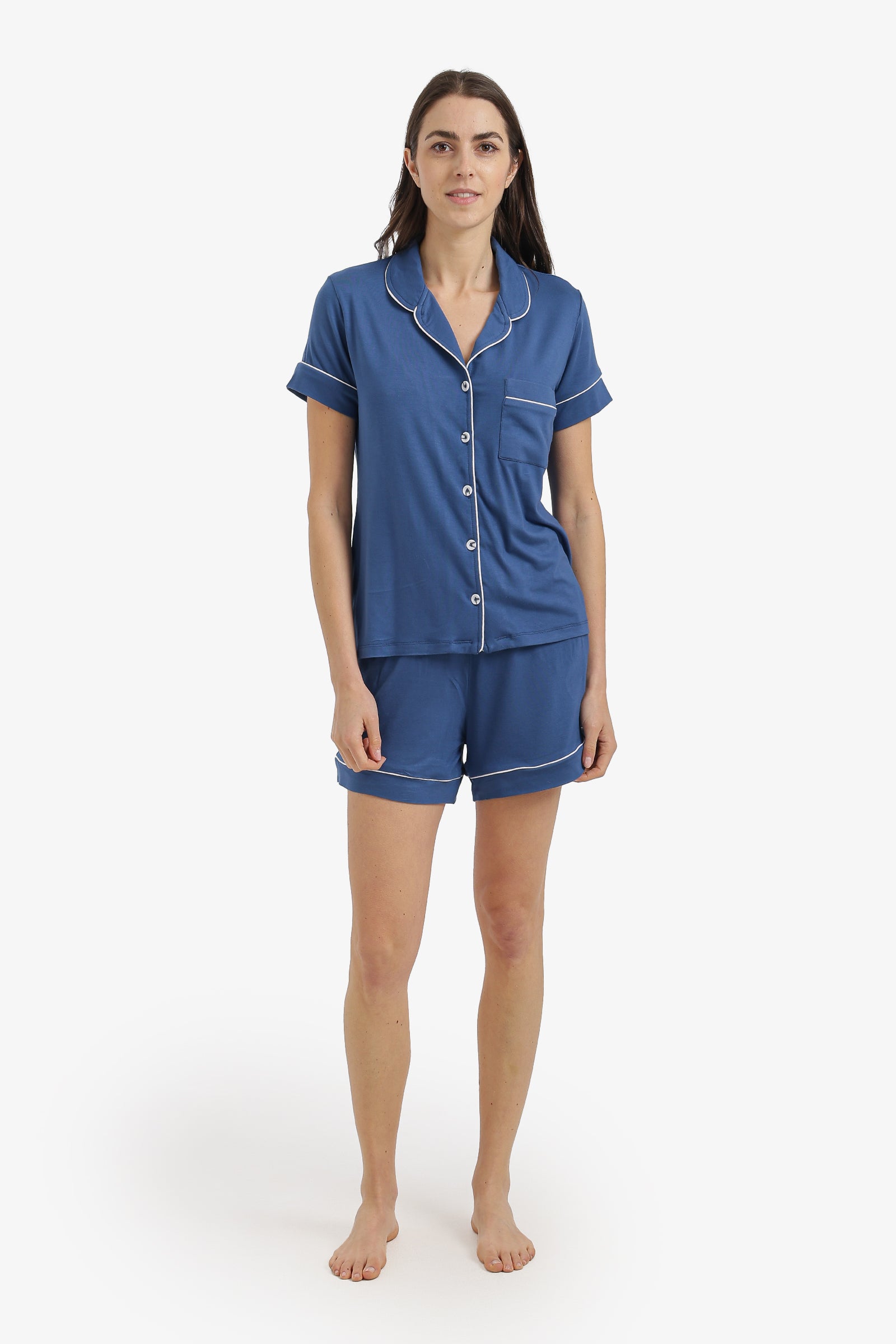 Piped Short Pyjama Set