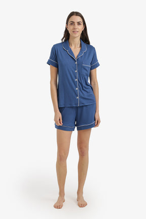 Piped Short Pyjama Set