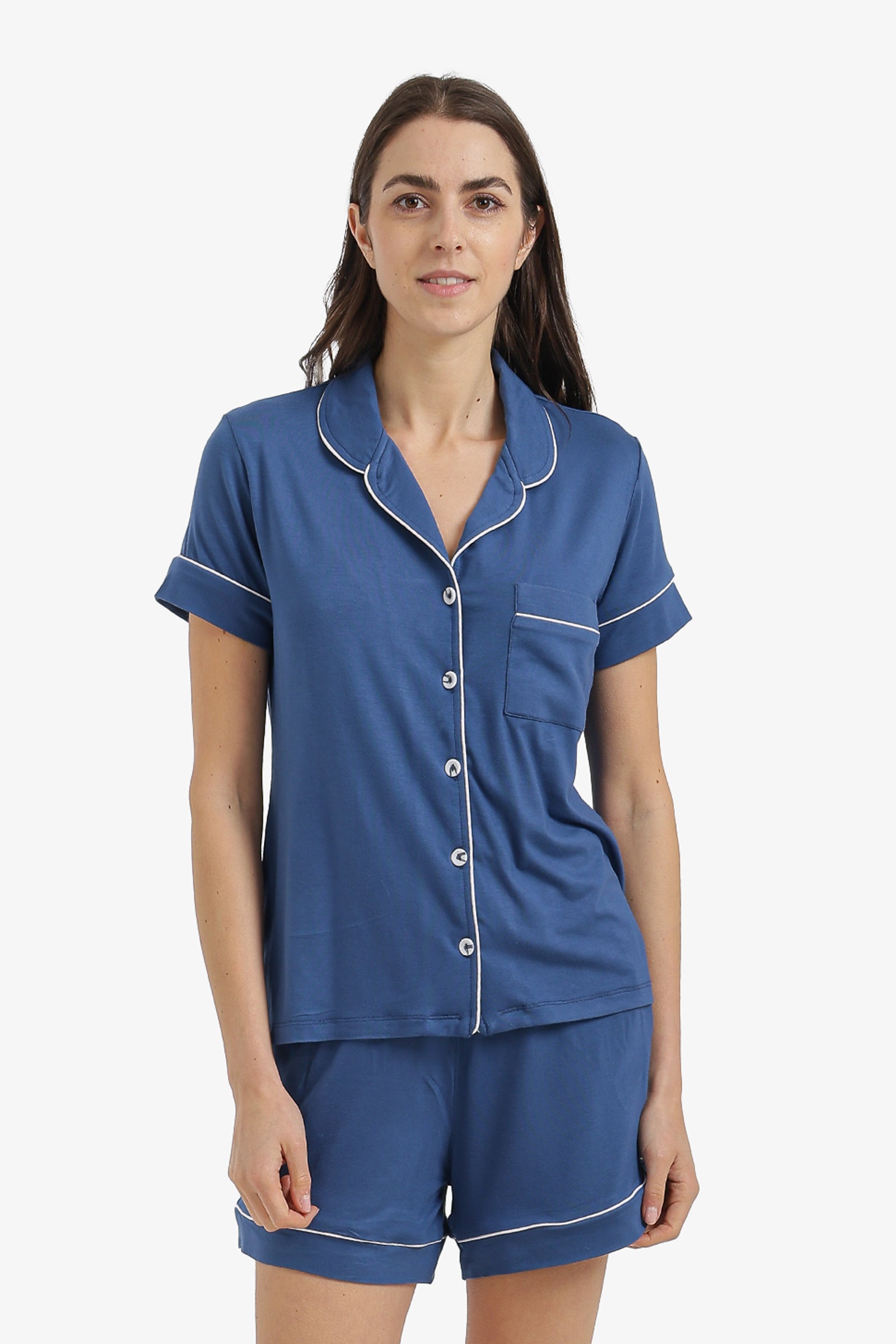 Piped Short Pyjama Set