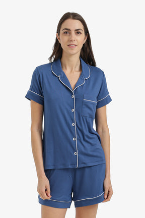 Piped Short Pyjama Set
