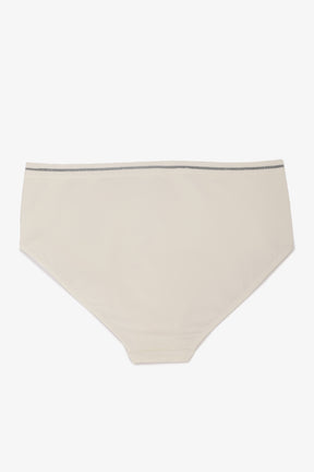 Metallic-Trim Brief Panty