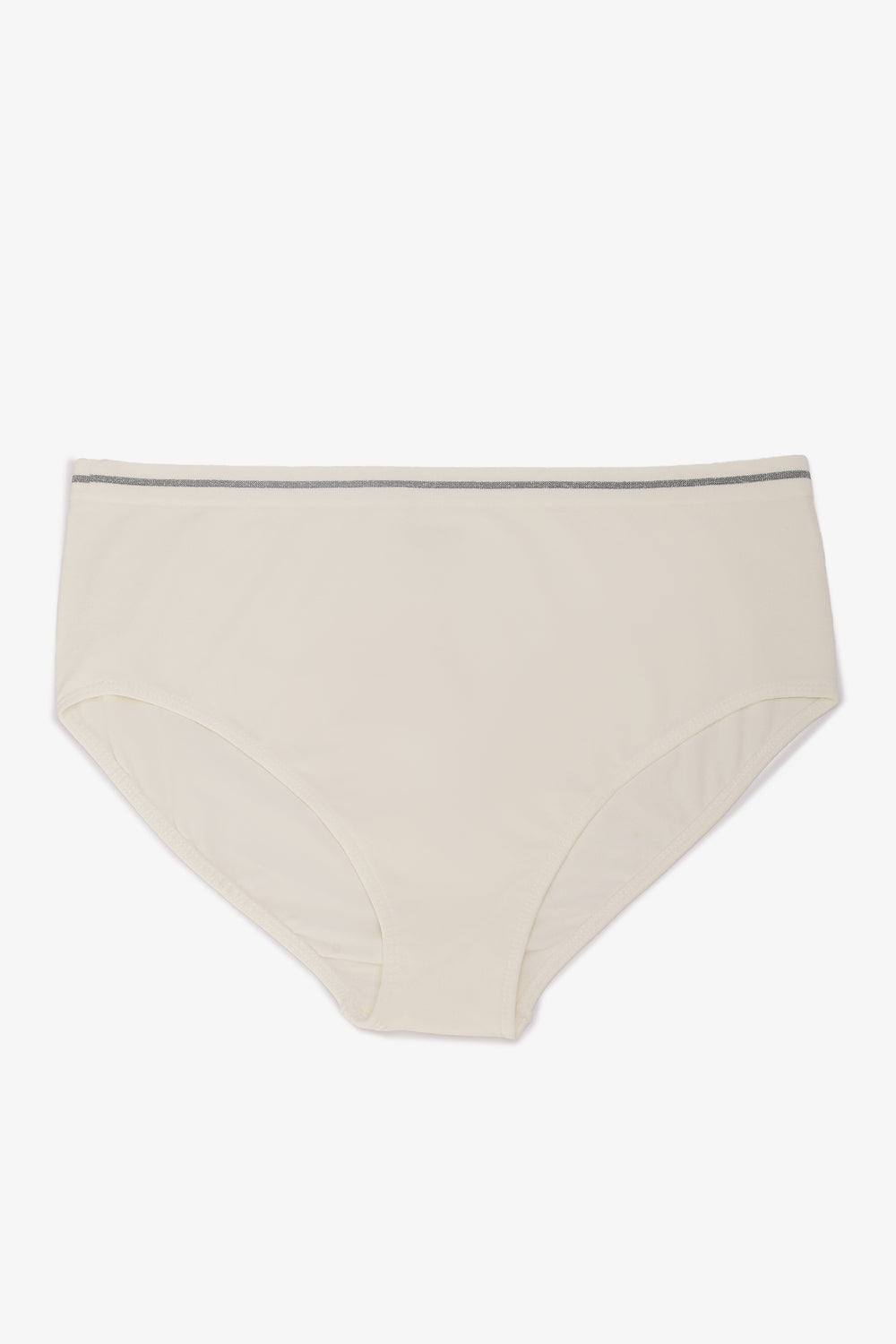 Metallic-Trim Brief Panty