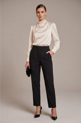 High-Waist Formal Pants