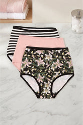 Pack of 3 Colored Full Brief