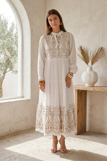 Embroidered Relaxed Dress