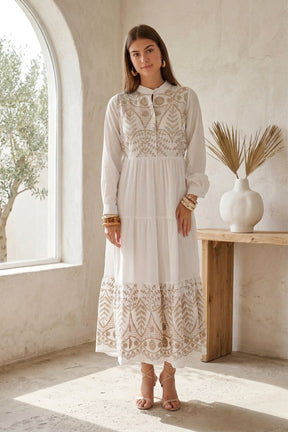 Embroidered Relaxed Dress