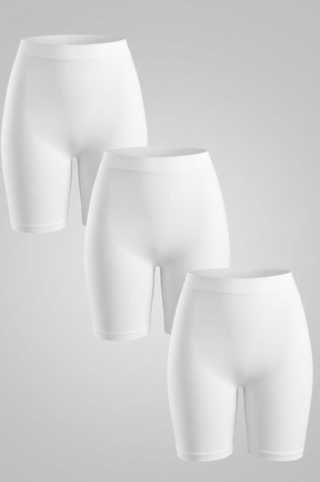Microfiber Mid-Thigh Shorts (Pack of 3)