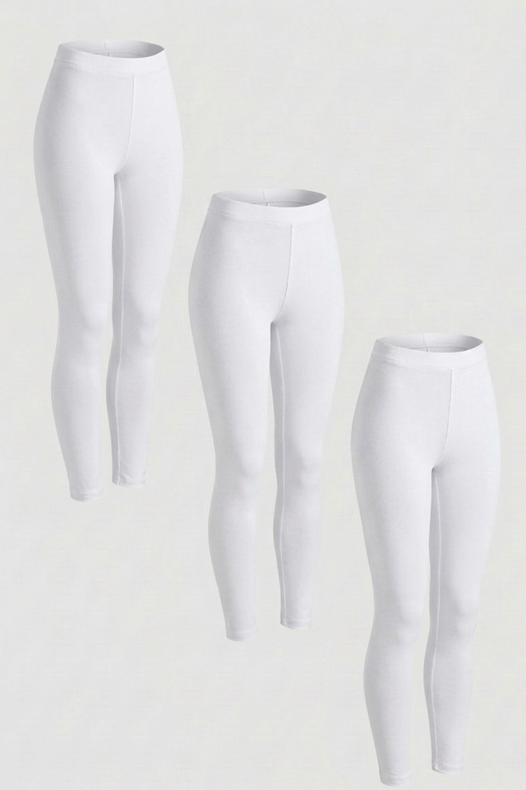 Microfiber Leggings (Pack of 3)