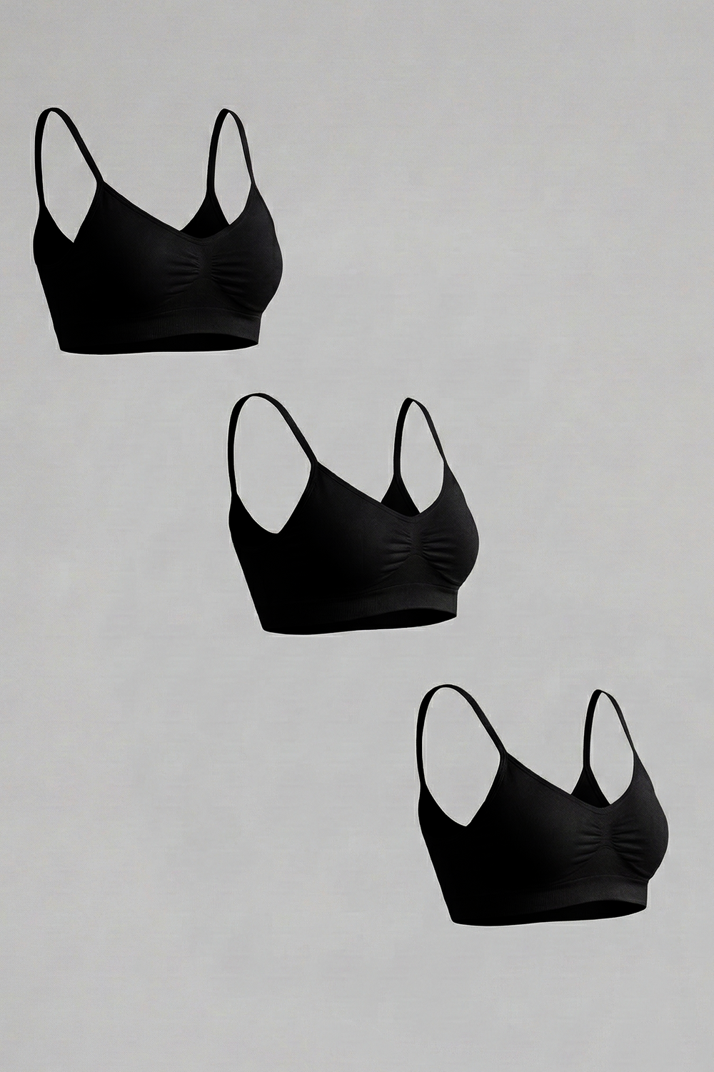 Microfiber Seamless Bralette (Pack of 3)