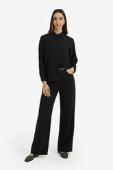 Hidden Placket Lounge Shirt
