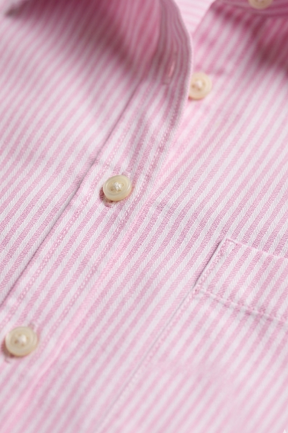 Chest-Pocket Striped Shirt