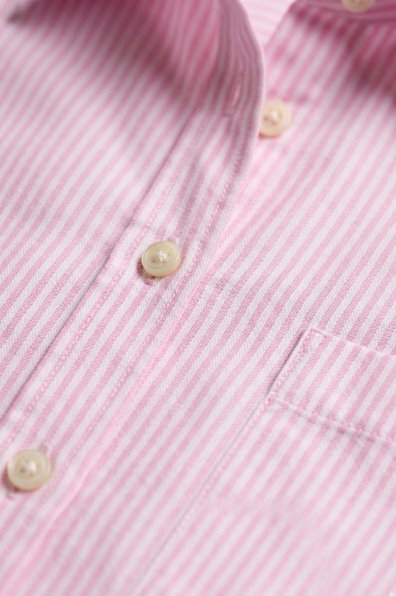 Chest-Pocket Striped Shirt