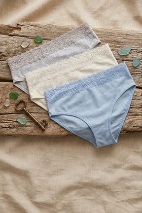 Pack of 3 Colored Brief Panties
