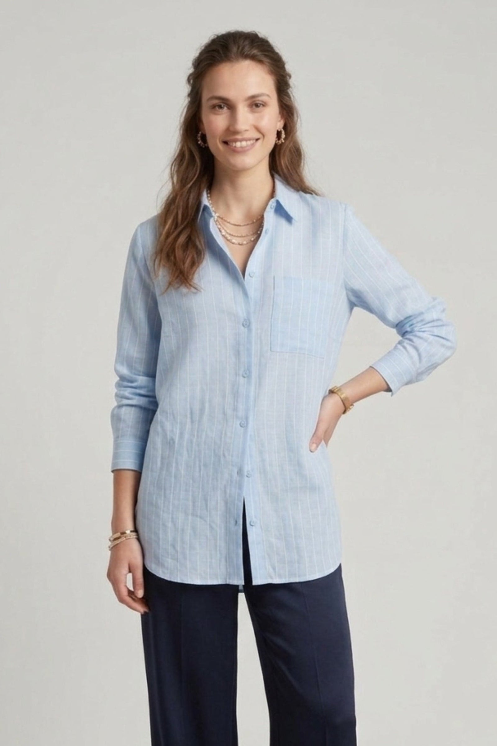 Striped Linen Shirt