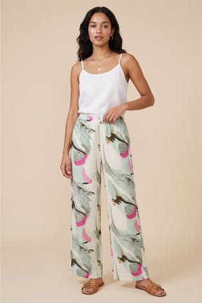 Artistic Botanical Pants