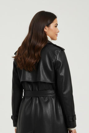 Leather Trench Coat