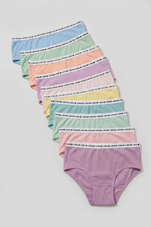 Pack of 10 Colored Brief Panties