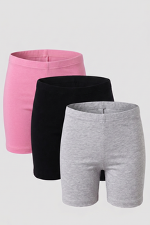 Pack of 3 Girly Cycling Shorts