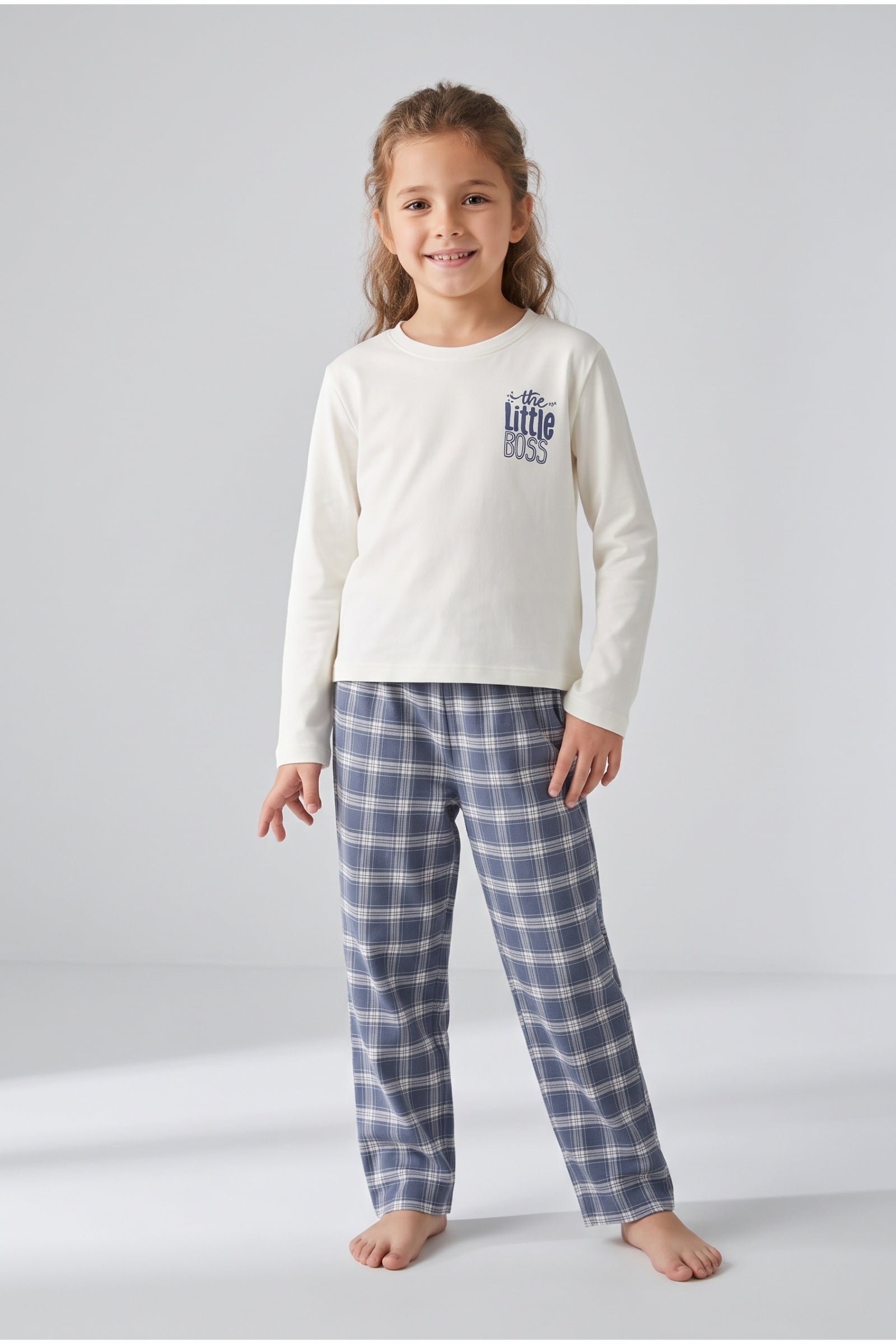 Girly Graphic Plaid Pyjama