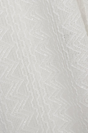 Zigzag-Embroidered Pants