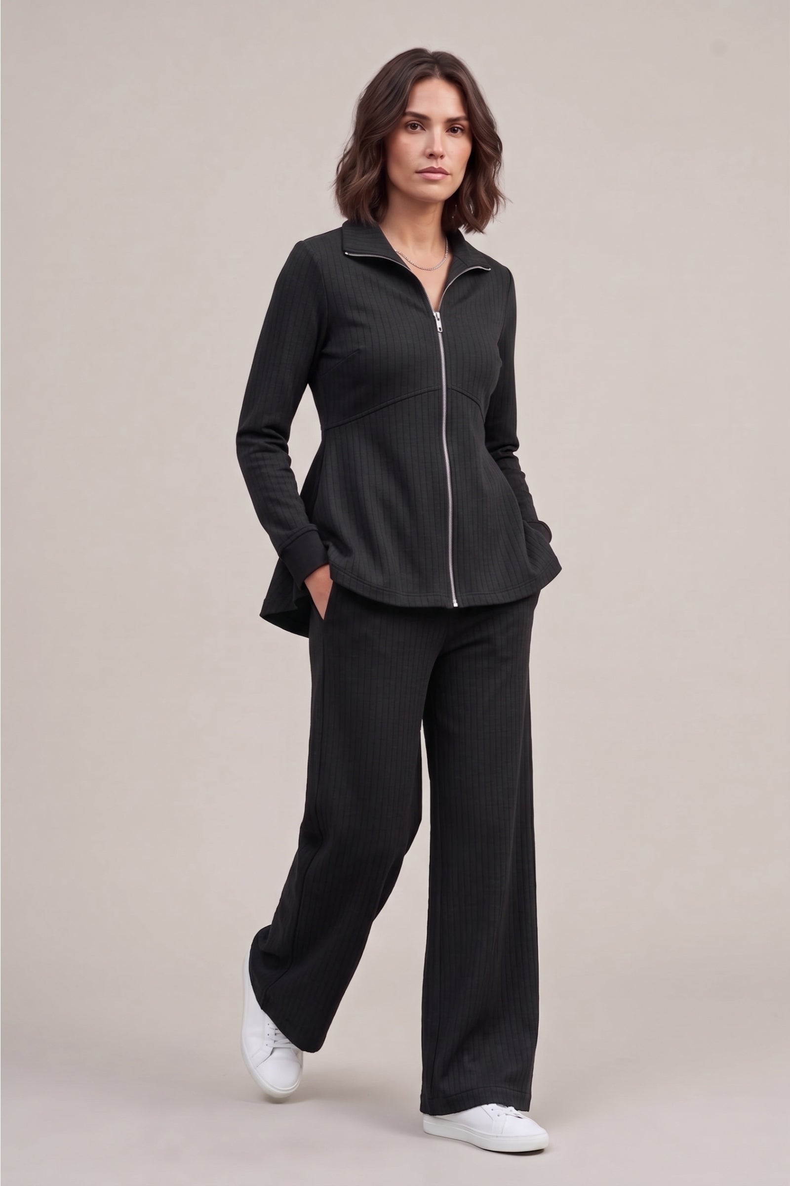 Zip-Up Lounge Jacket