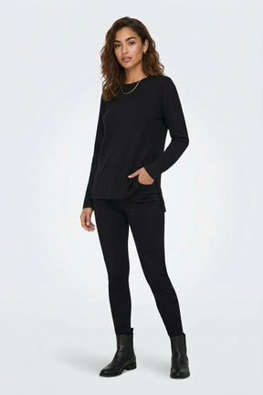 Longline Side-Slit Top