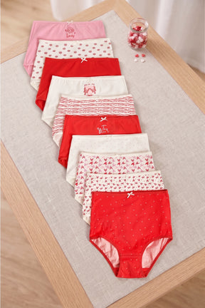 Pack of 10 Colored Full Brief Panties