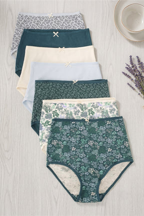 Pack of 7 Colored Full Brief Panties