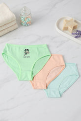 Pack of 3 Girly Brief Panties