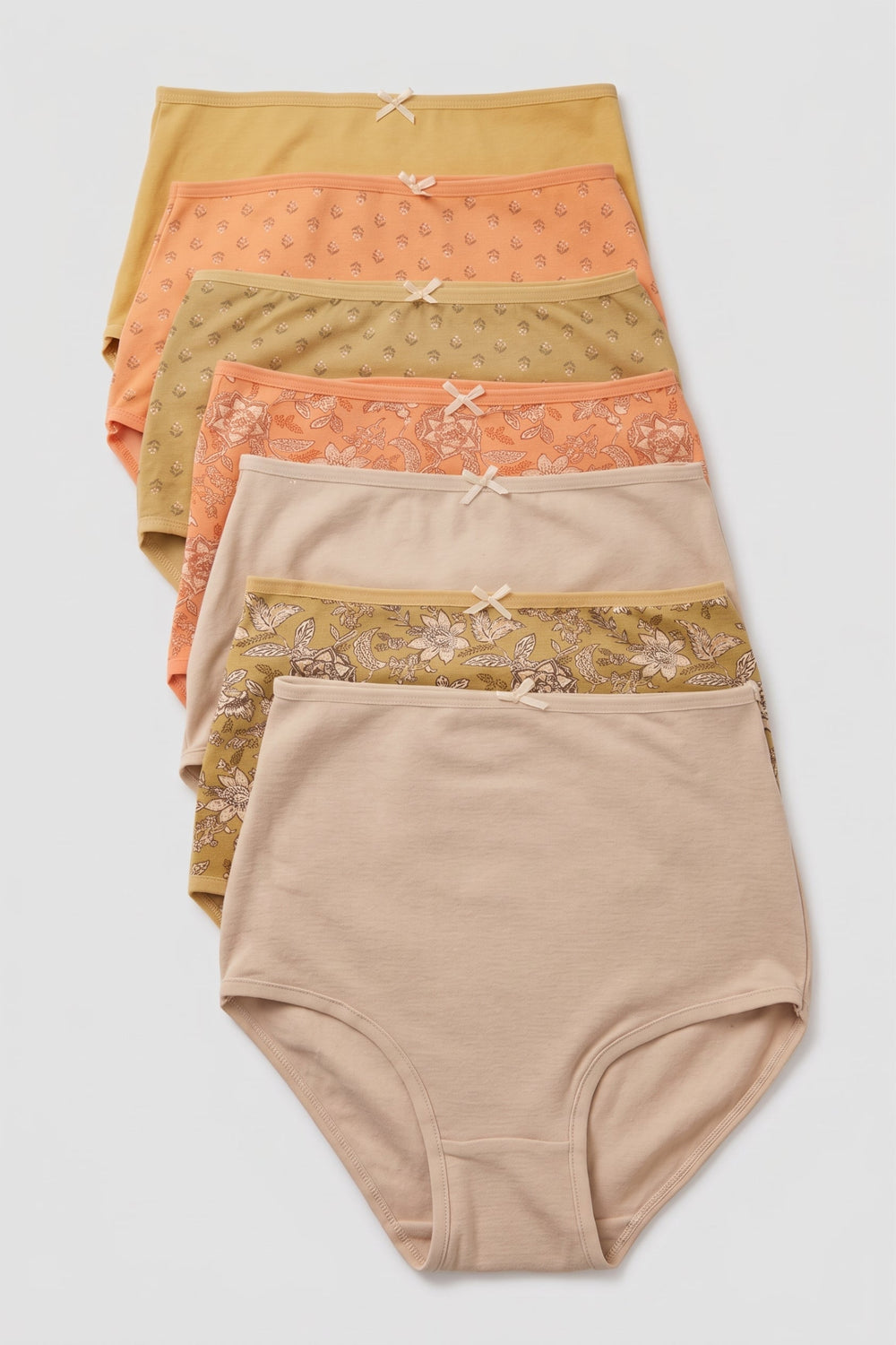 Pack of 7 Colored Full Brief Panties