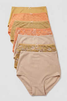 Pack of 7 Colored Full Brief Panties